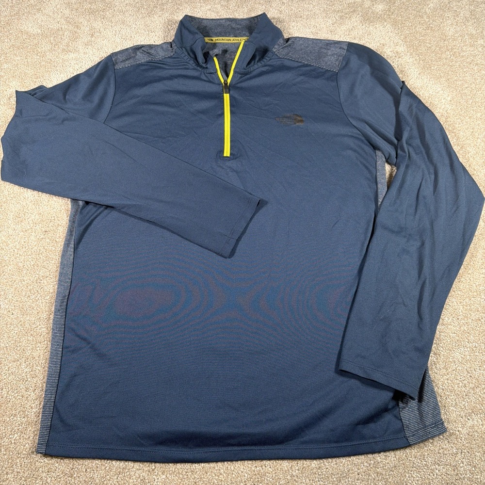 North Face Mountain Athletics Mens‎ 1/4 Zip Flash Dry XD Pullover  Lightweight